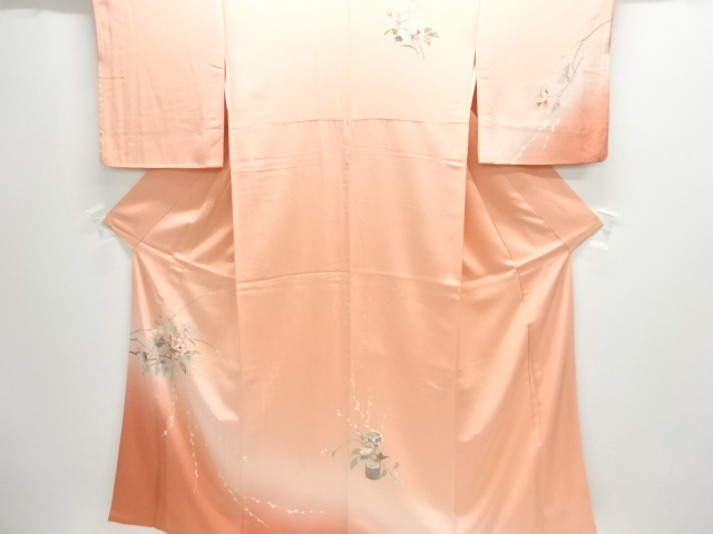 JAPANESE KIMONO / HOMONGI / BRANCH FLOWER